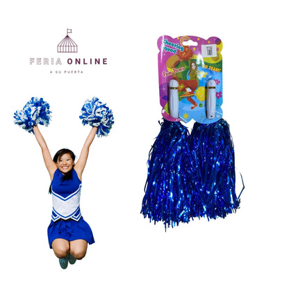 Pompom metalizado infantil