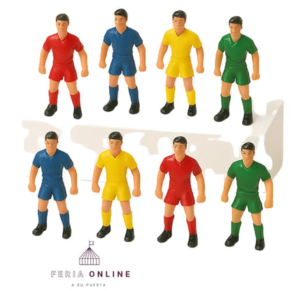 MUÑECOS FUTBOLISTAS X 2