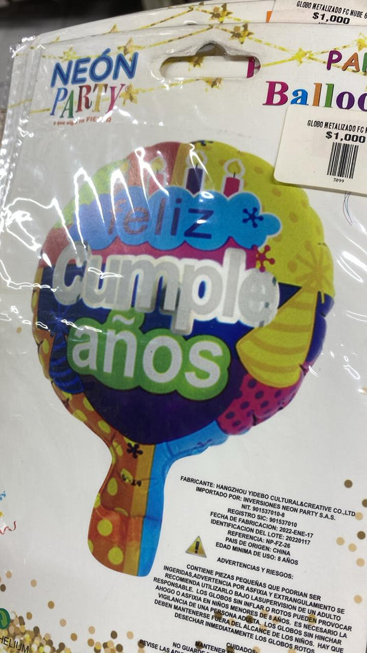 globo metalizado f c nube 5