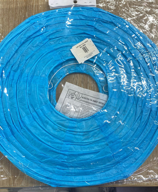 GLOBO CHINO 12" AZUL TURQUESA