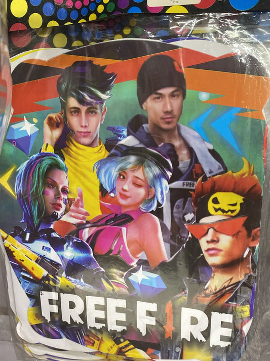 LETRERO FELIZ CUMPLEAÑOS FREE FIRE