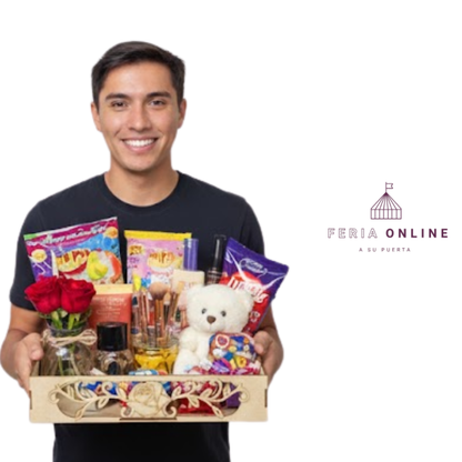 Bandeja Cuadrada De Rosas