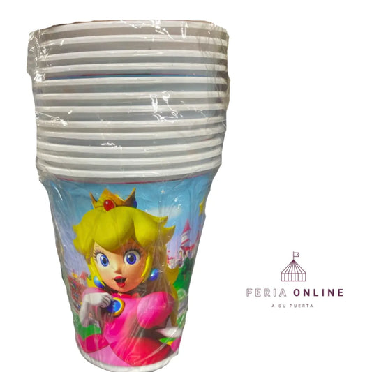 Vasos Fiesta Para Niña