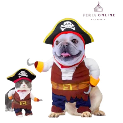 Disfraz Pirata Perros Y Gatos