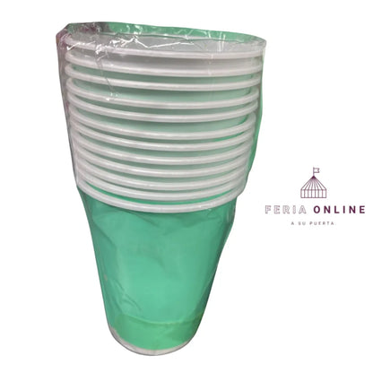 Vaso Linea Unicolor X12