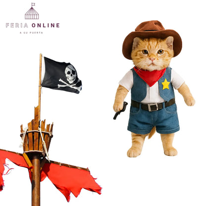 Disfraz Vaquero Para Gato