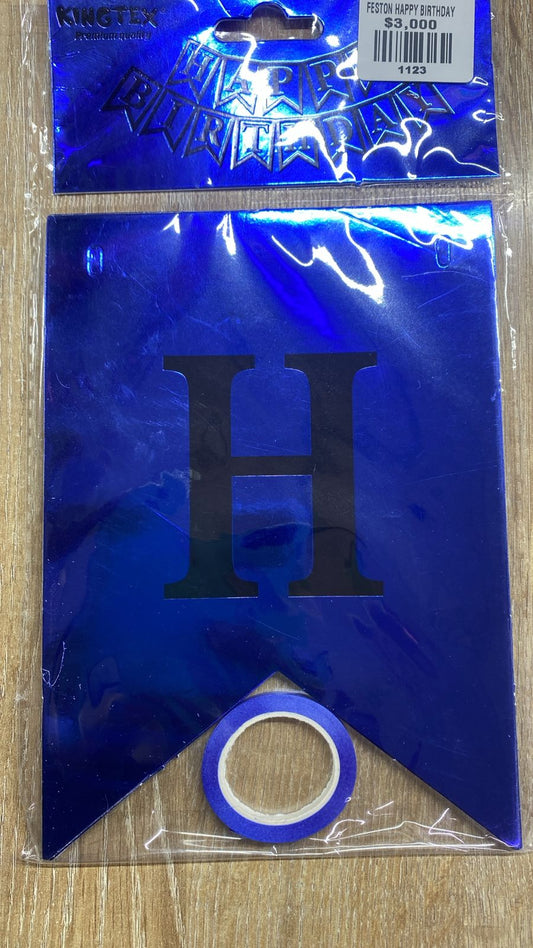 letrero happy birthday