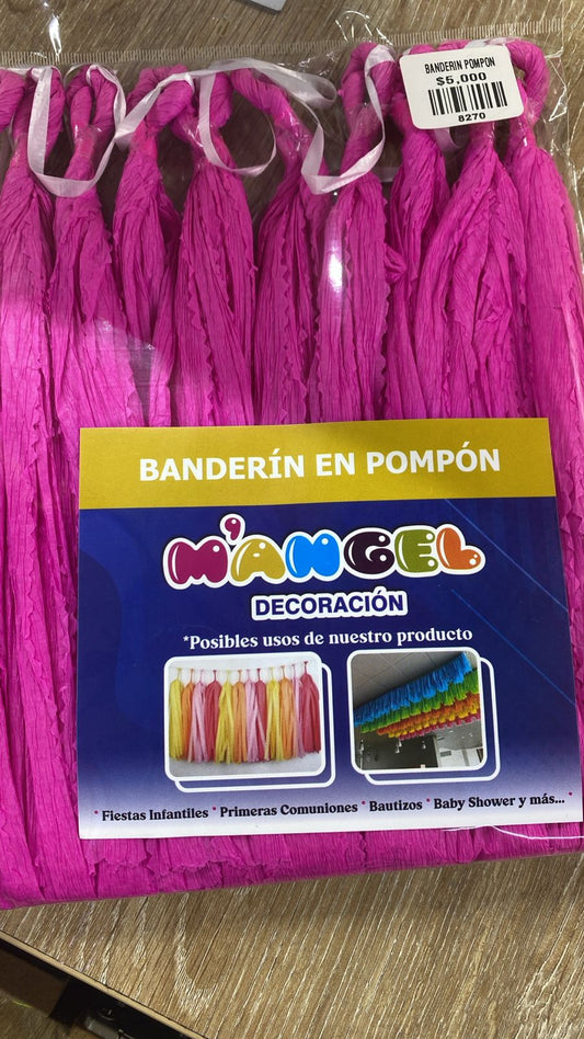 BANDERIN POM POM
