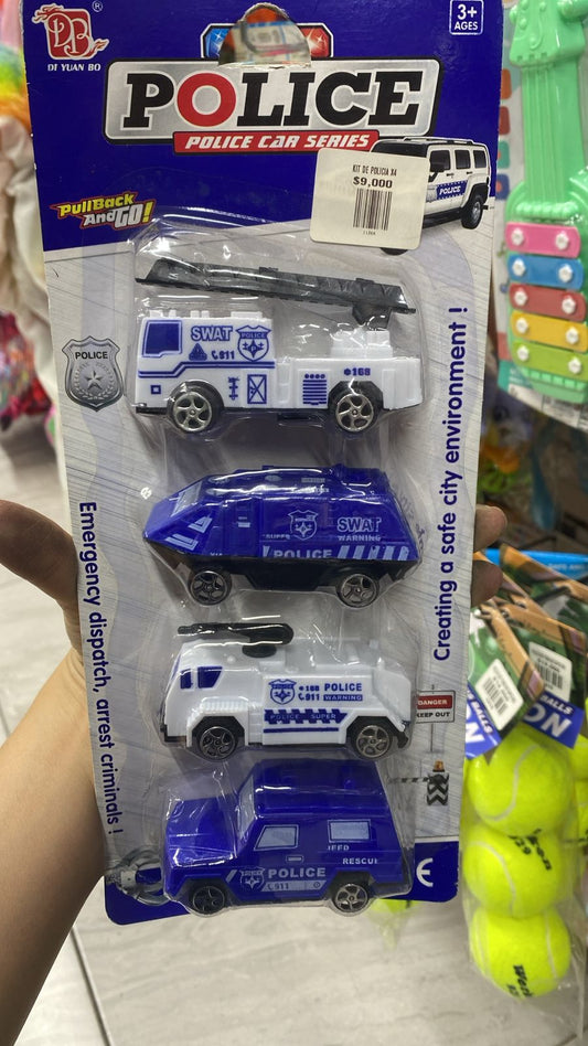 KIT DE POLICIA X4