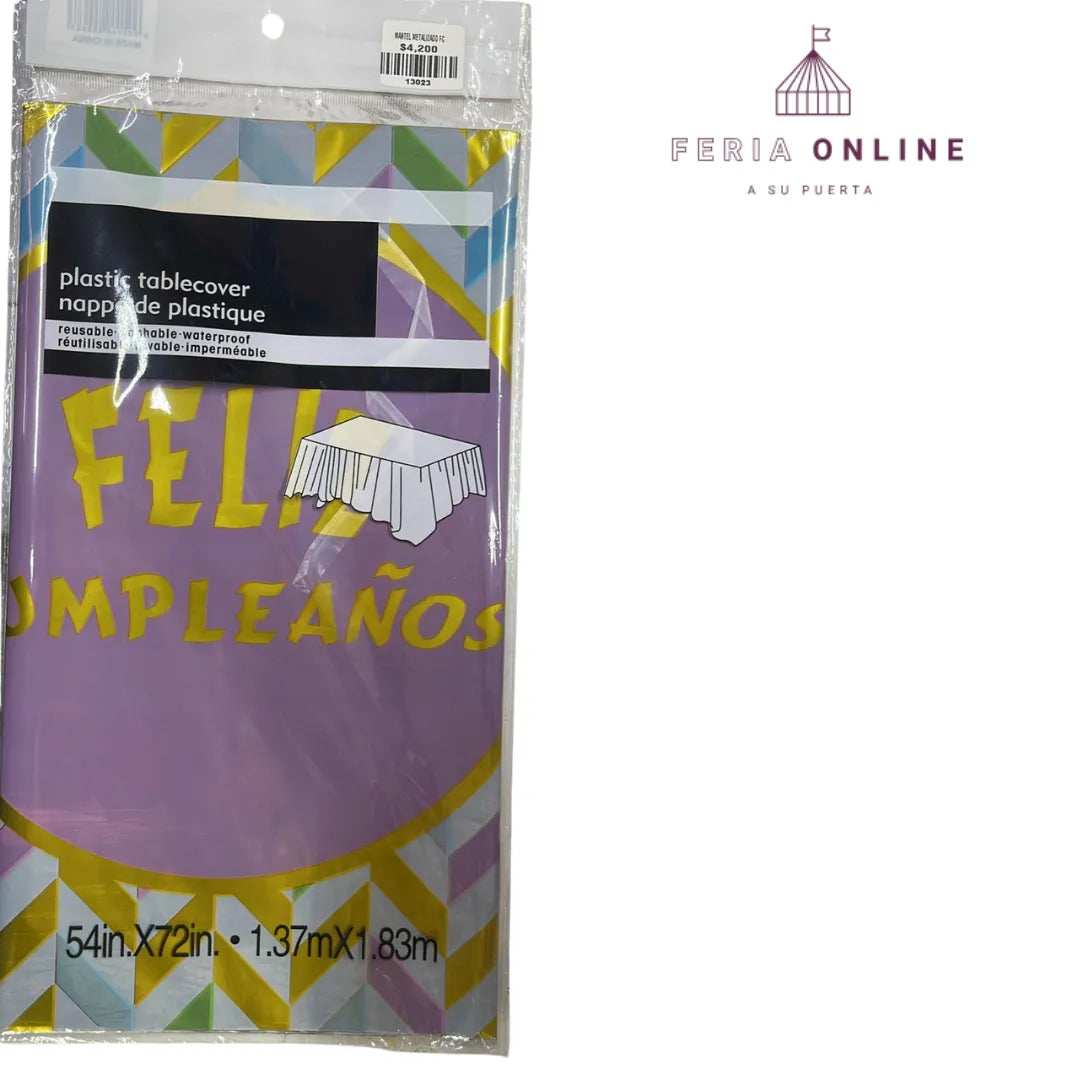 MANTELES FIESTA FELIZ CUMPLE AÑOS