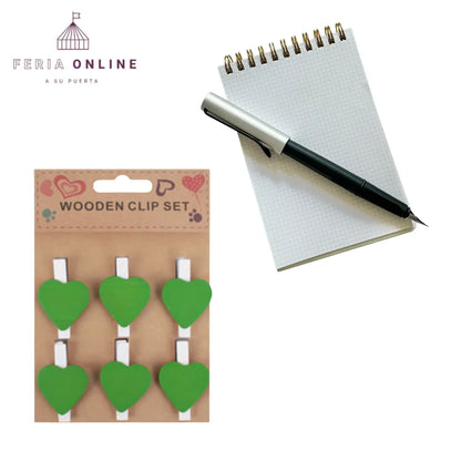 Clips de madera