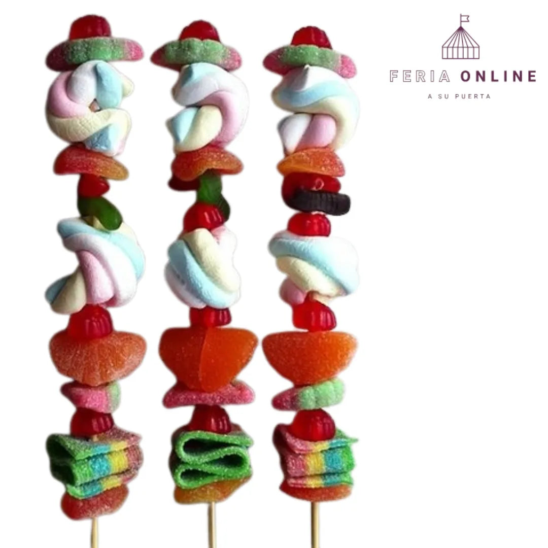Pinchos de bambú