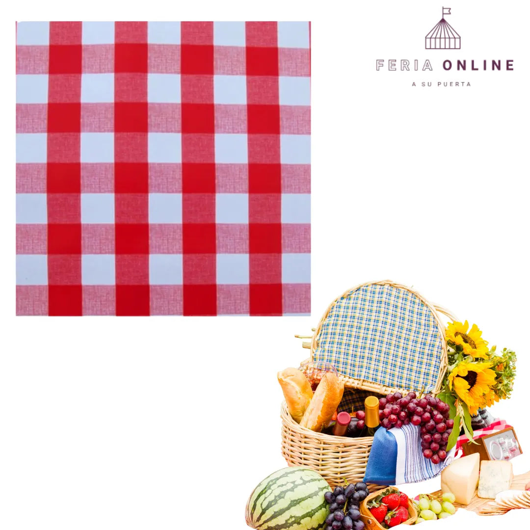 Mantel Picnic xUnd Cuadrados