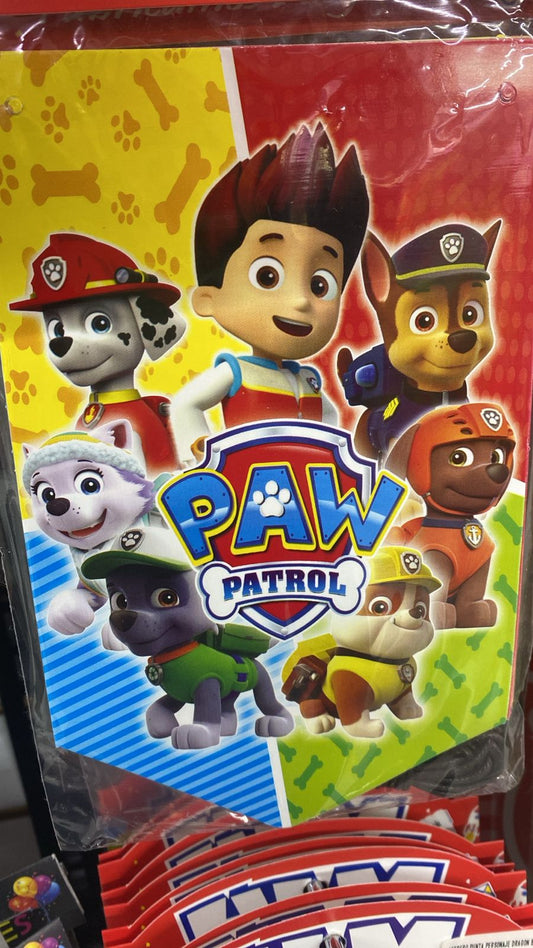 LETRERO PERSONAJE PATRULLA