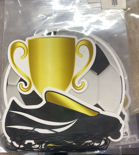 BANDERIN GUAYO- COPA- BALON X7 PCS