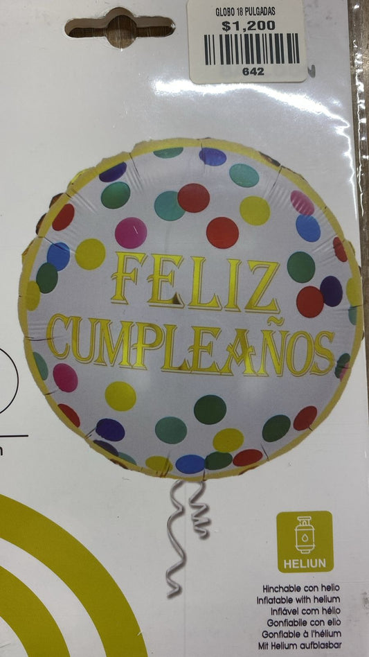 globo 18 pulgadas