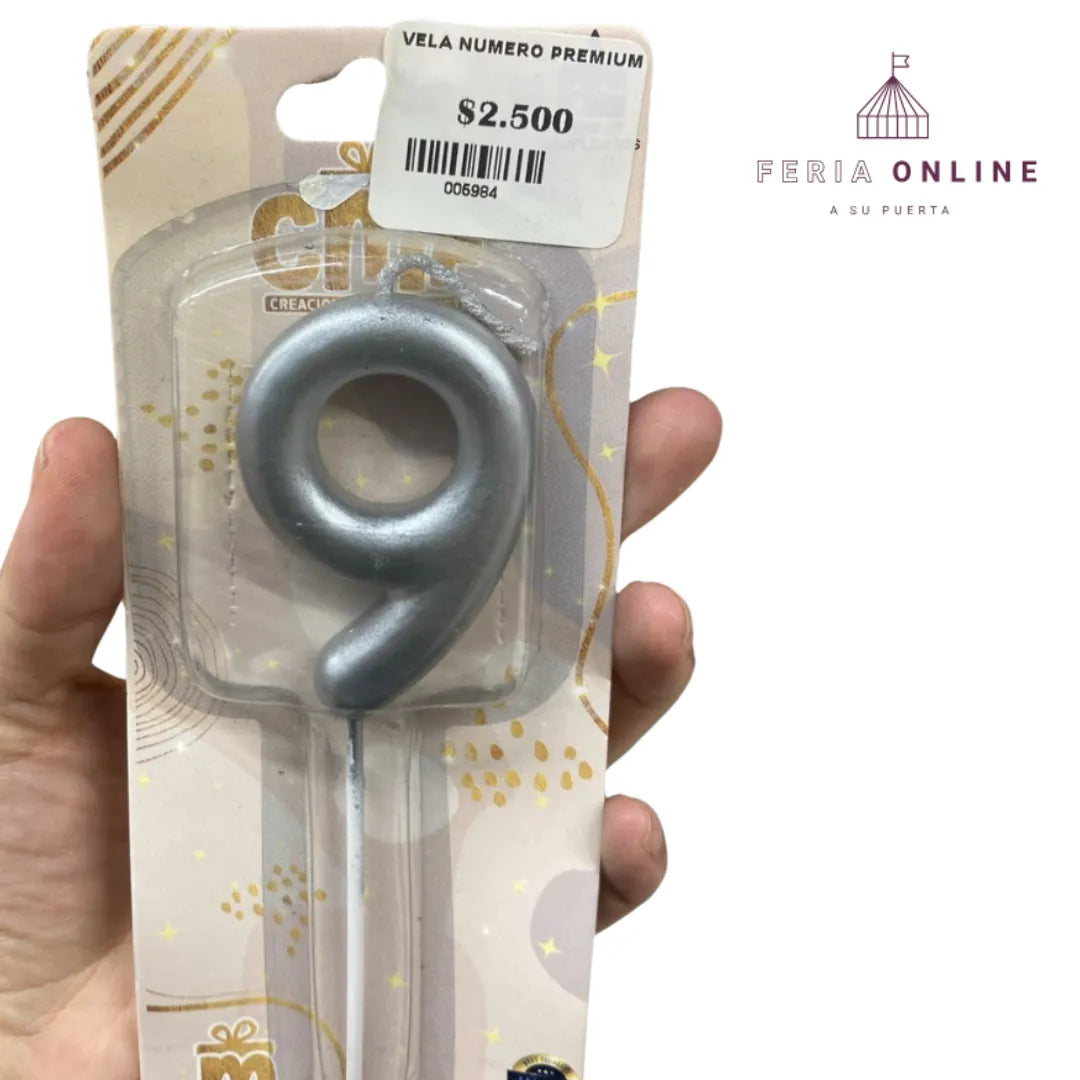 Velas Premium Símbolos Plateados
