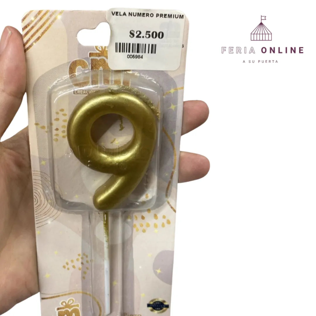 Velas Premium Símbolos Dorados