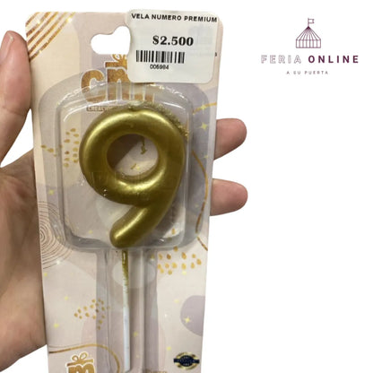 Velas Premium Símbolos Dorados