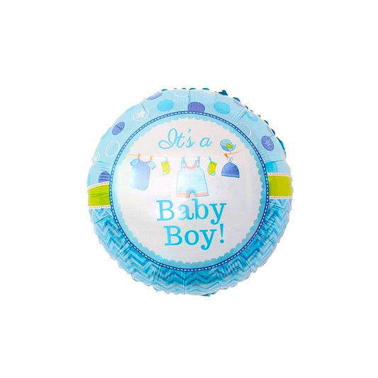 Globos Metalizados Baby Boy y Baby Girl