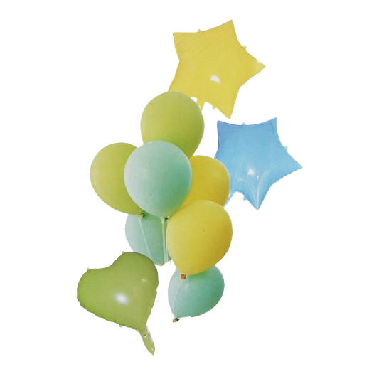 Bouquet Globos Colores Pastel