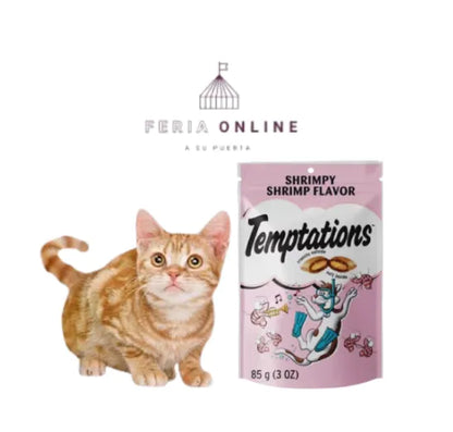 Snack para Gatos Temptations Camarones