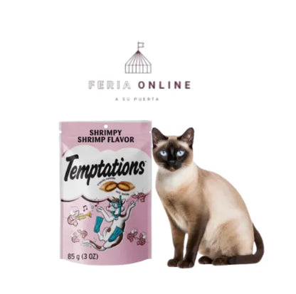 Snack para Gatos Temptations Camarones