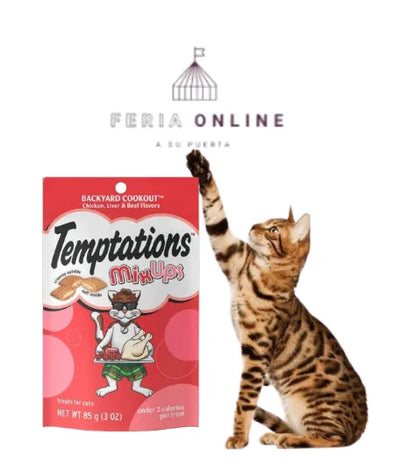 Snack para Gatos Temptations Mix de carnes