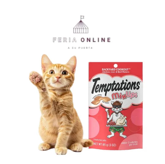 Snack para Gatos Temptations Mix de carnes
