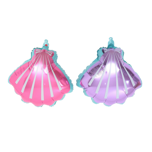 Globos Metalizados Concha de Mar x2