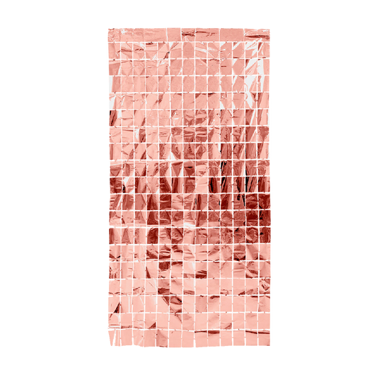 Cortina Metalizada Cuadros Grandes