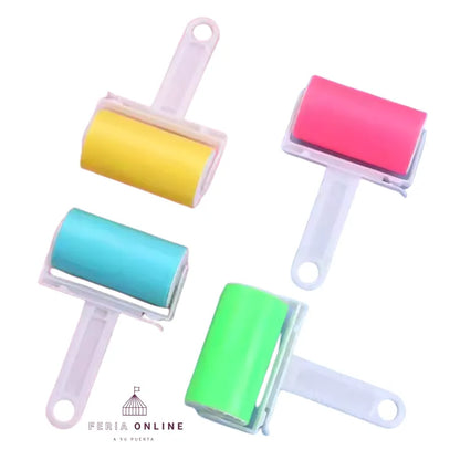 Limpiador Quita Pelos  Con 2 Repuestos 20.5*9.5*4CM, rollo de 60 piezas