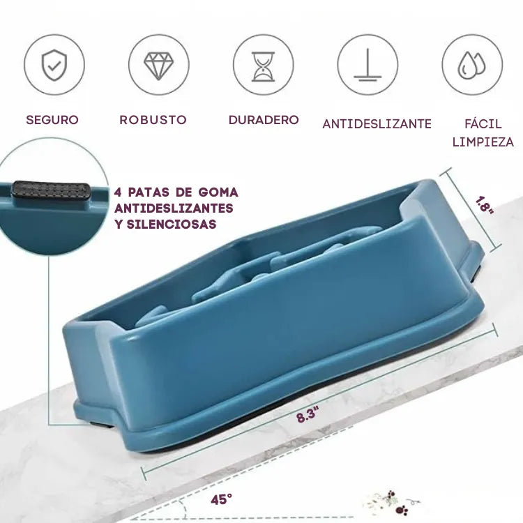 Comedero Lento En Forma De Estrella