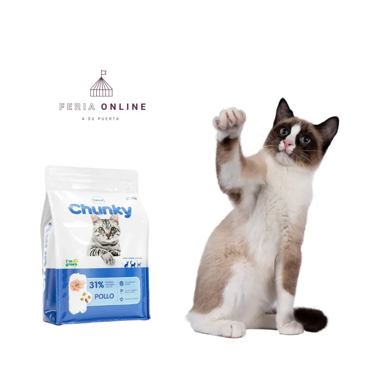 Chunky Concentrado Gatos Adultos Pollo