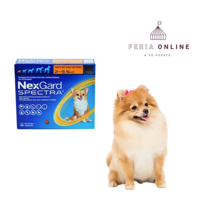 Nexgard Spectra Tableta Masticable - Antipulgas y Antiparasitario