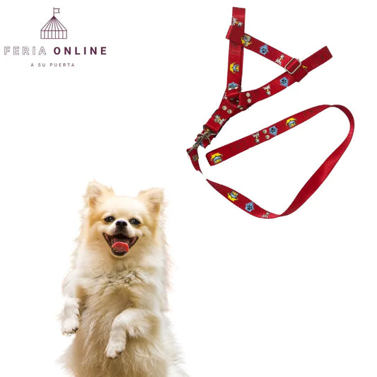 Arnés para Perros Nylon 1'' Estampado