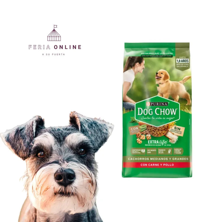 Dog Chow Cachorros Medianos y Grandes 1k.