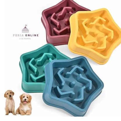 Comedero Lento En Forma De Estrella