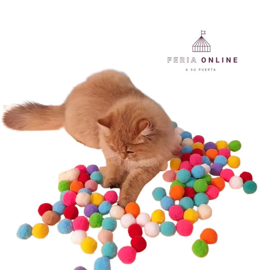 Pelotas Gato Bolsa x 9 Unidades