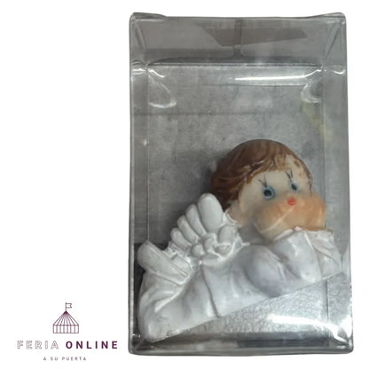 PORCELANA ANGEL NIÑO BAUTIZO