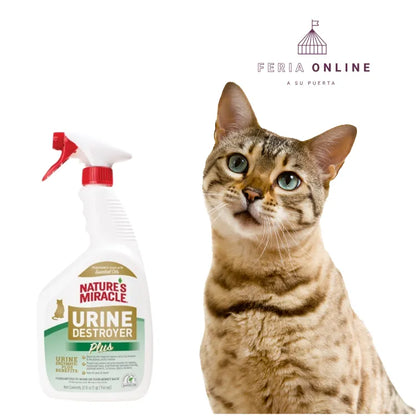 Nature Miracle Destructor de Orina Plus para Gato
