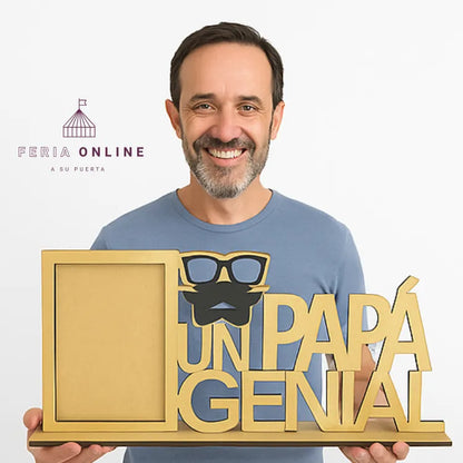 Portaretrato papá - genial crudo