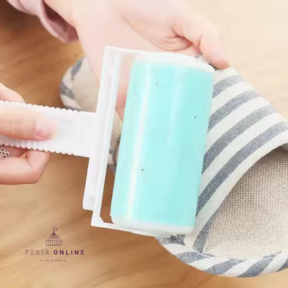 Limpiador Quita Pelos  Con 2 Repuestos 20.5*9.5*4CM, rollo de 60 piezas