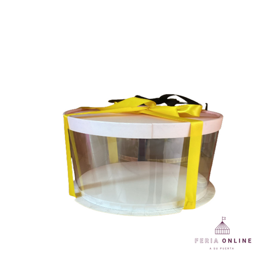 Caja Acetato Pequeña Redonda