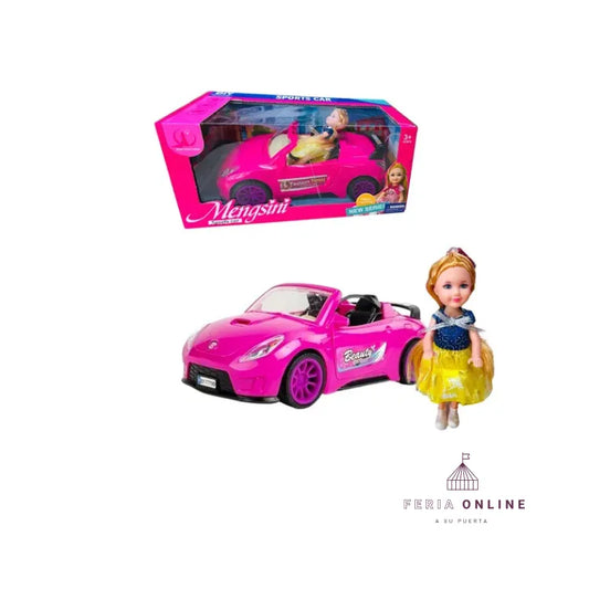 Muñeca En Carro Convertible