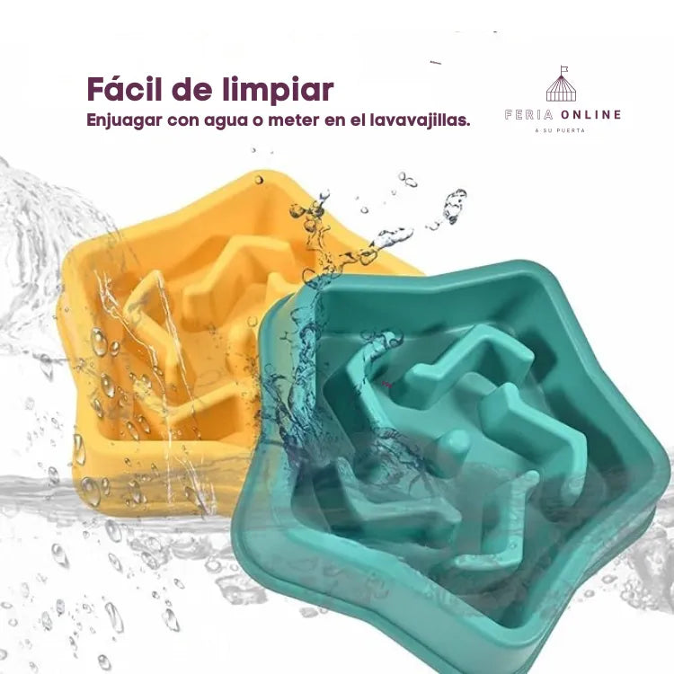 Comedero Lento En Forma De Estrella