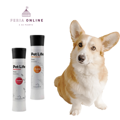 Pet Life Shampoo 250 ML Avena y Jojoba