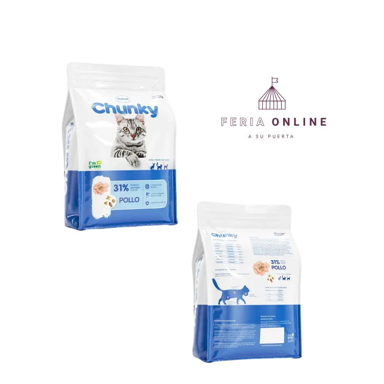 Chunky Concentrado Gatos Adultos Pollo