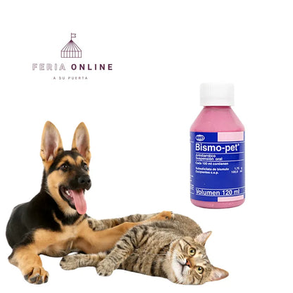 Antidiarreico Bismo Pet - 120 ML Para Perros Y Gatos