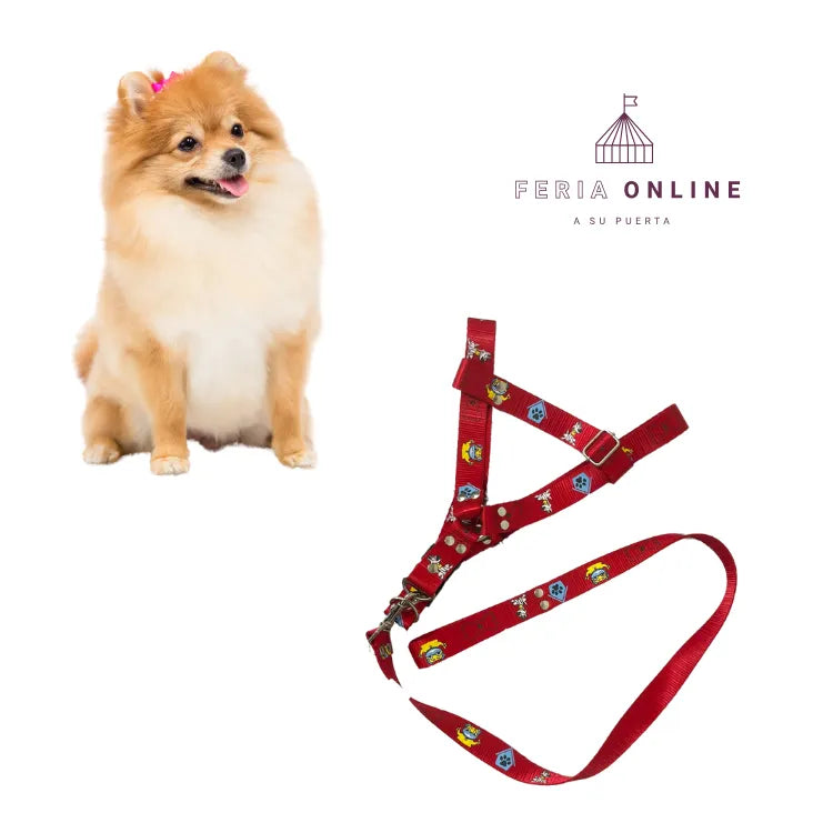 Arnés para Perros Nylon 1'' Estampado
